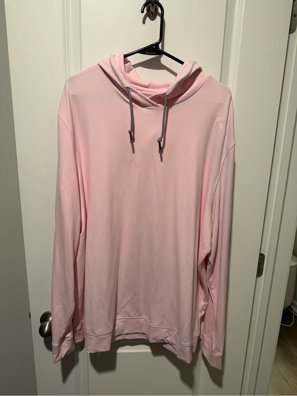 Rhoback Hesi Performance Hoodie - Heather (Lotus Pink/White) - XXL